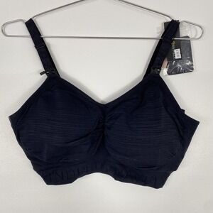 Kindred Bravely Hands Free Pumping Nursing Bra Womens Large Busty Black Wireless